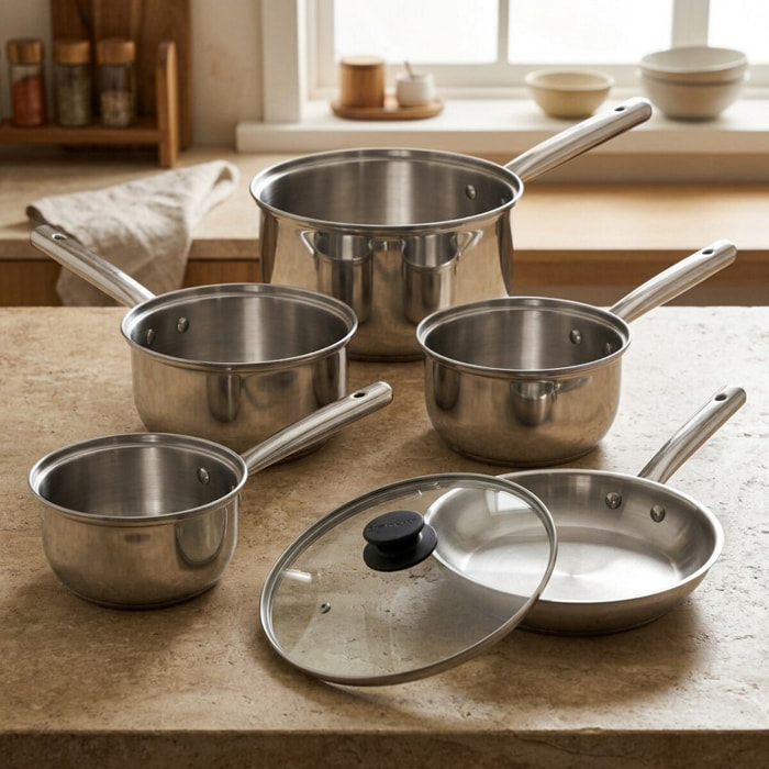 Casserole en inox Fackelmann Rhona