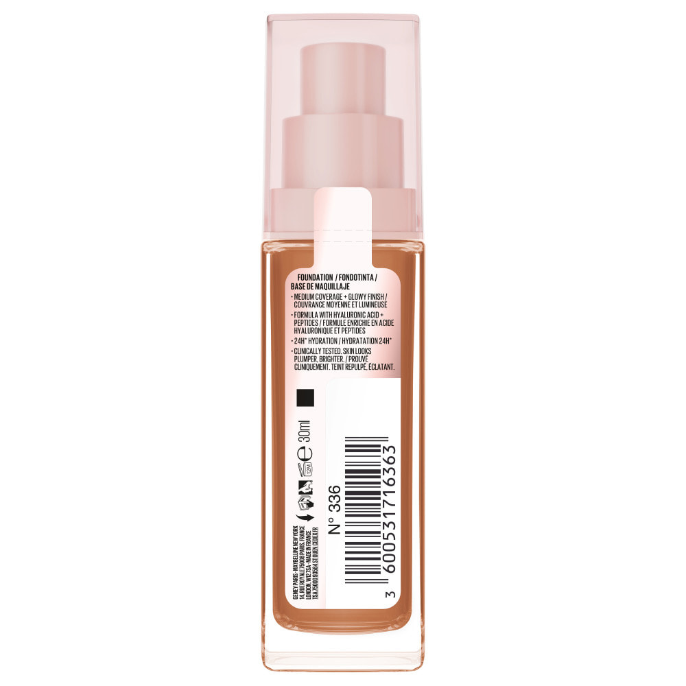 Maybelline New York Lifter Plump & Glow Foundation 336 30 ml