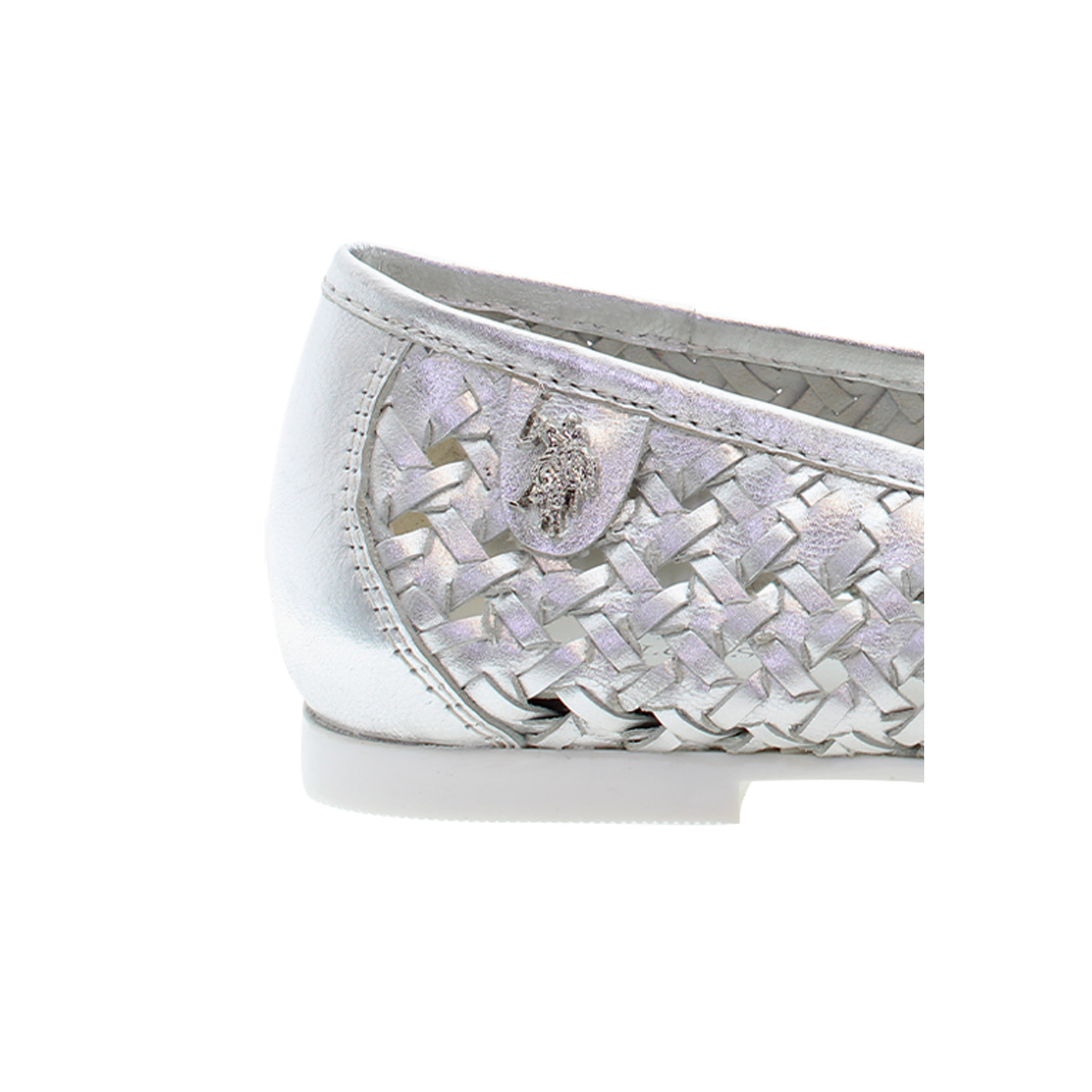 U.S. Polo Assn. - Ballerina JULIA001W/5L2 in pelle per donna