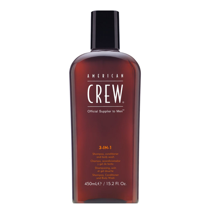 Classic 3 in 1 - Shampooing Après-Shampooing et Gel Douche 450 ml