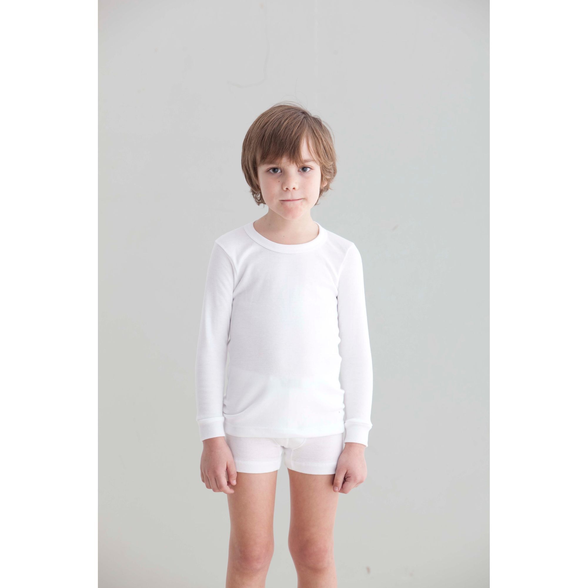 Camiseta Niño M/L Canale 1X1 Blanco Talla 10