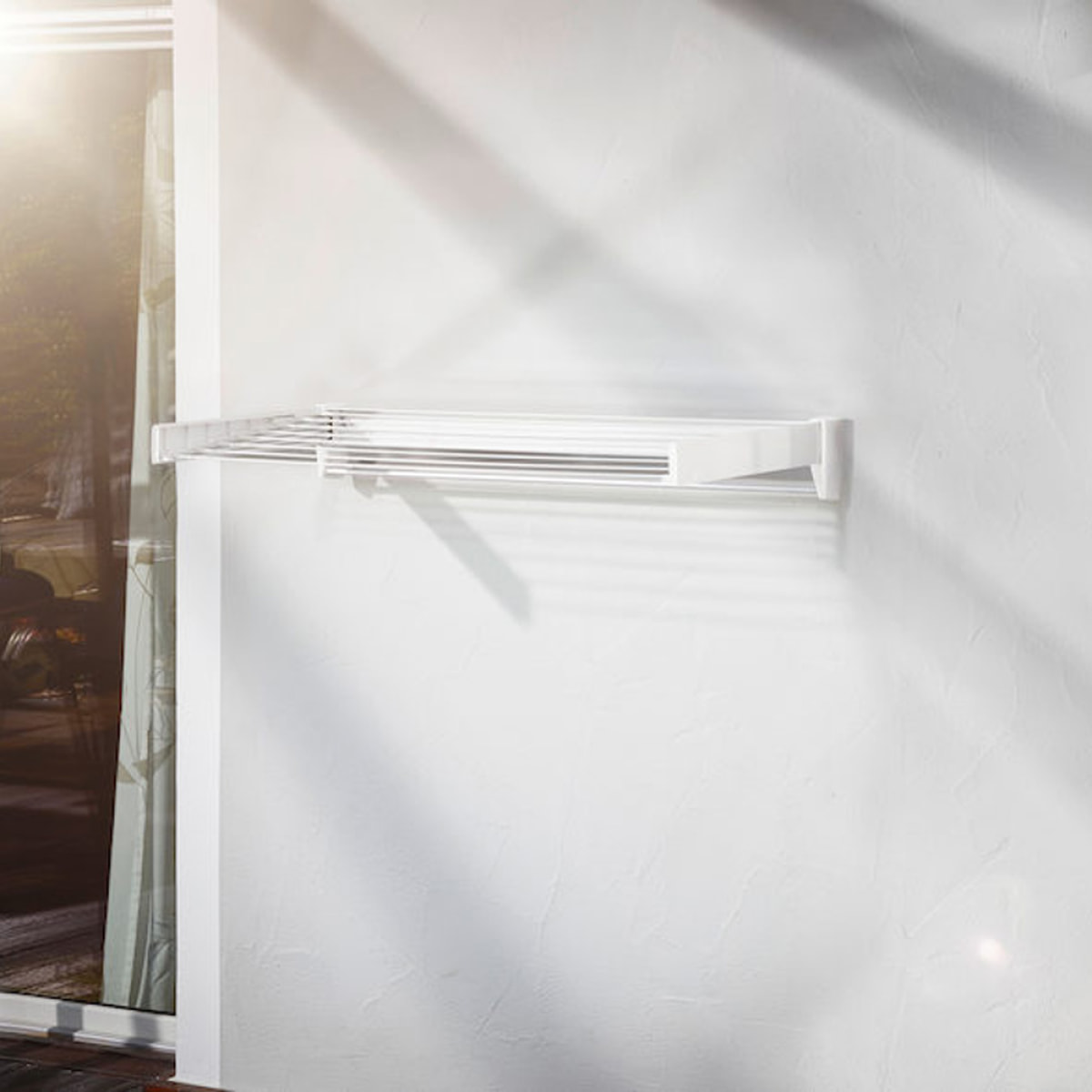 Telegant 81 Protect Plus séchoir mural, 103 x 53 cm, Blanc (83100)