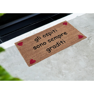 Zerbino Ingresso Casa Antiscivolo in Cocco Ospiti Graditi