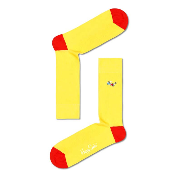 Pack 3 pares calcetines amarillo y negro