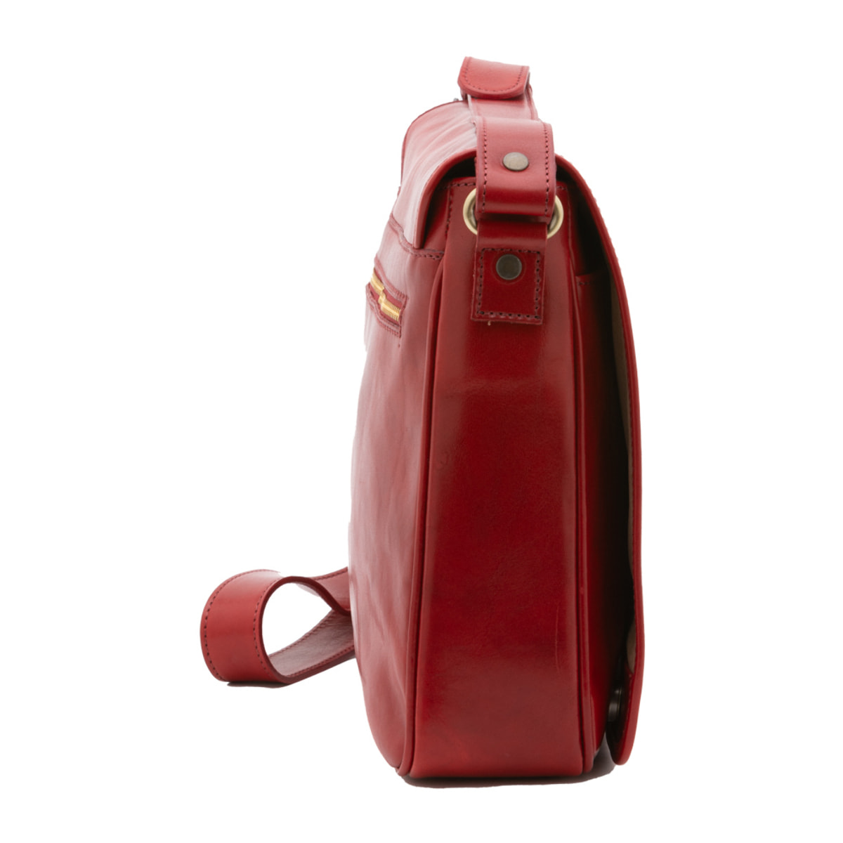 Borsa a tracolla  da uomo In Vera pelle Made in Italy 28x35x9 cm