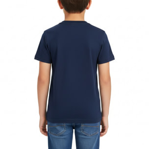 T-shirt jersey con ricamo logo flags Polo Club St Martin Blu