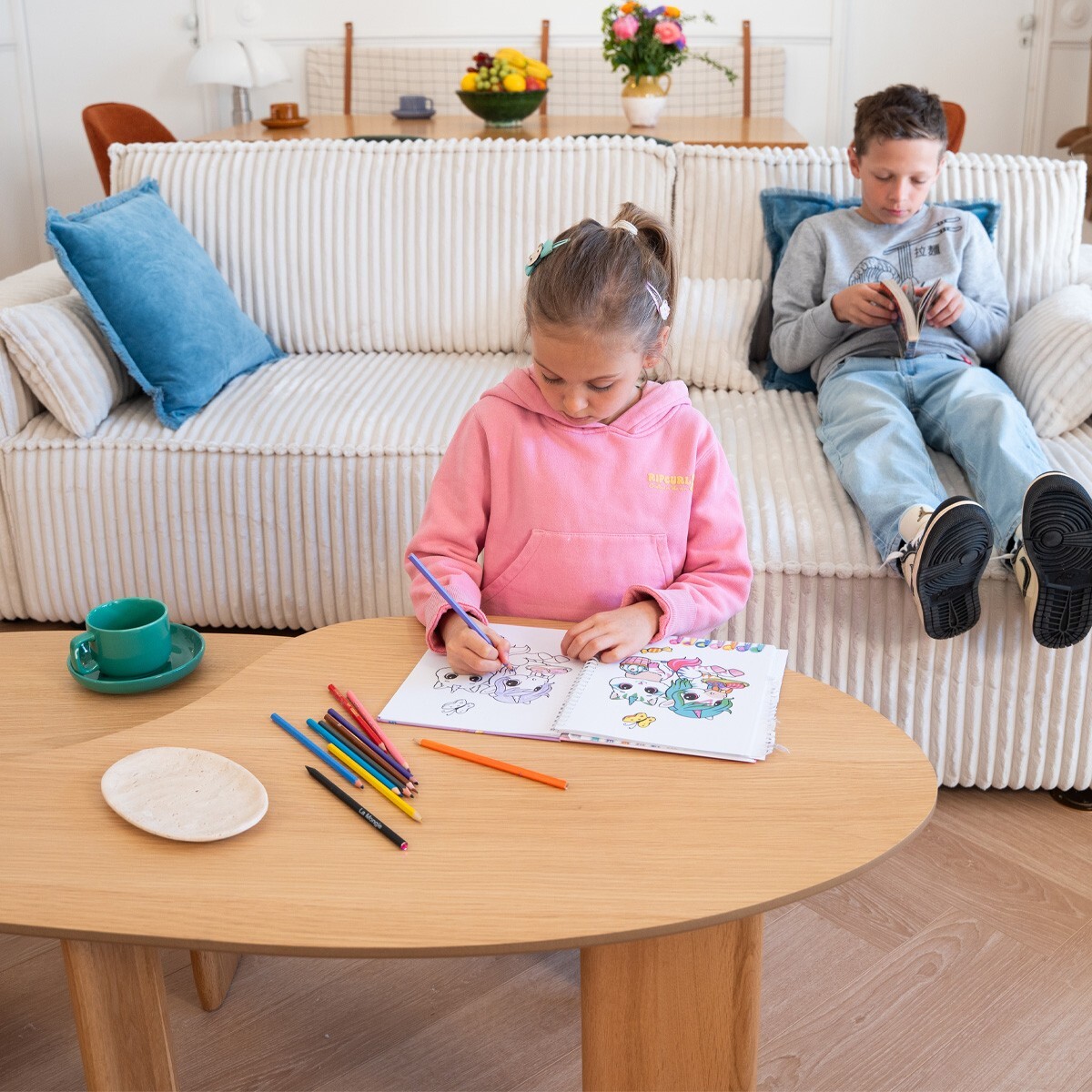 Table basse organique en bois - ARIA