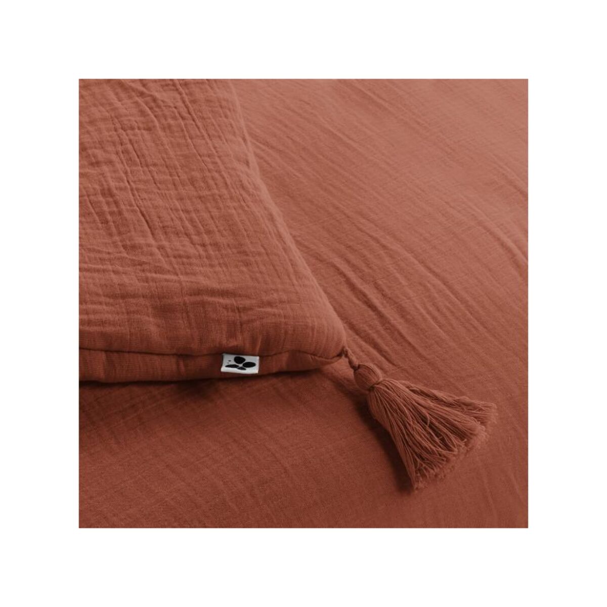 Édredon couvre-lit en gaze de coton 150x150cm - GAIA