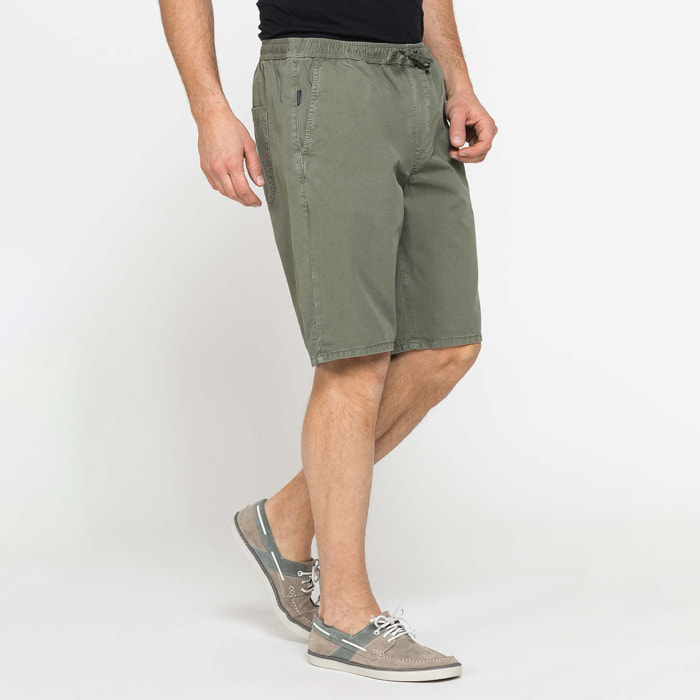 BERMUDA CON COULISSE MOD. 629 IN GABARDINA LEGGERA
