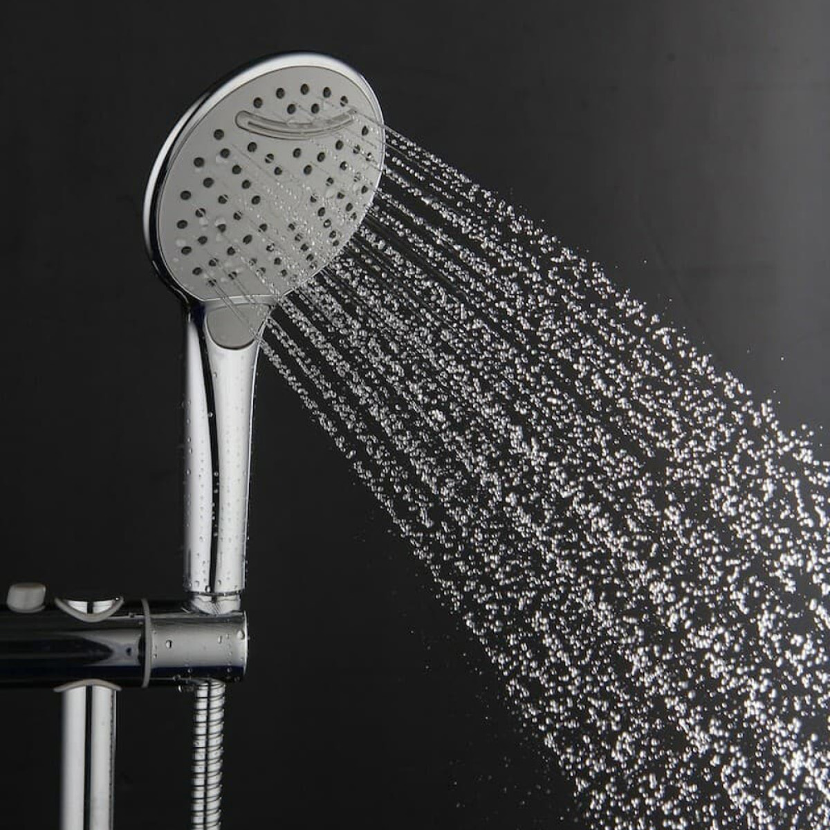 Pommeau de douche, 3 fonctions, cascade, chrome (NDSATRS)
