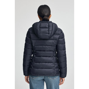 Chaqueta ultralight azul marino con logo Polo Club