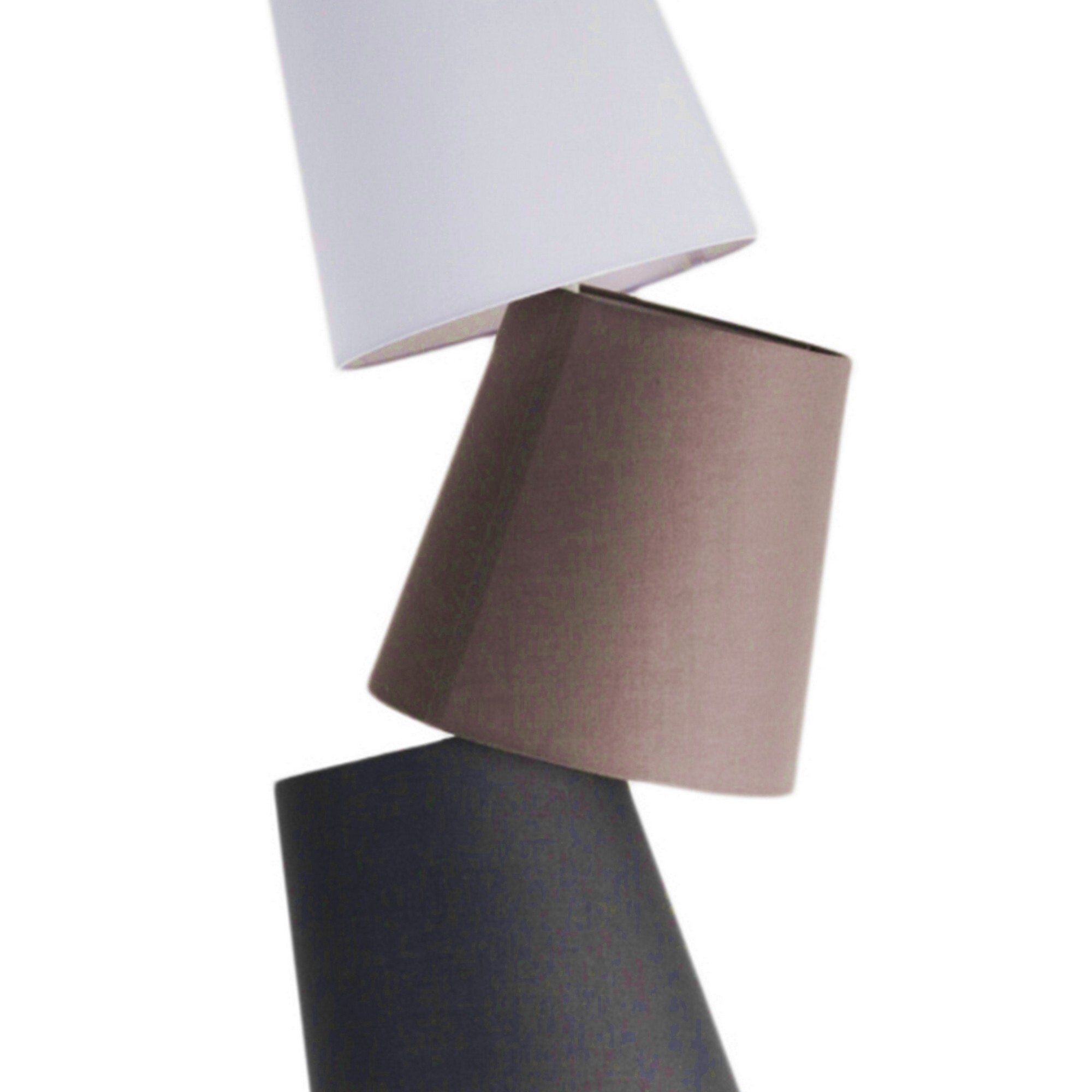 Lampadaire Tomasucci WRY COLOURS, en acier et coton, blanc, 33 × 25 × 162 cm