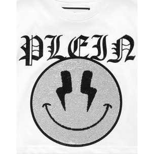 PHILIPP PLEIN Camiseta Cuello Redondo Ss SMILE