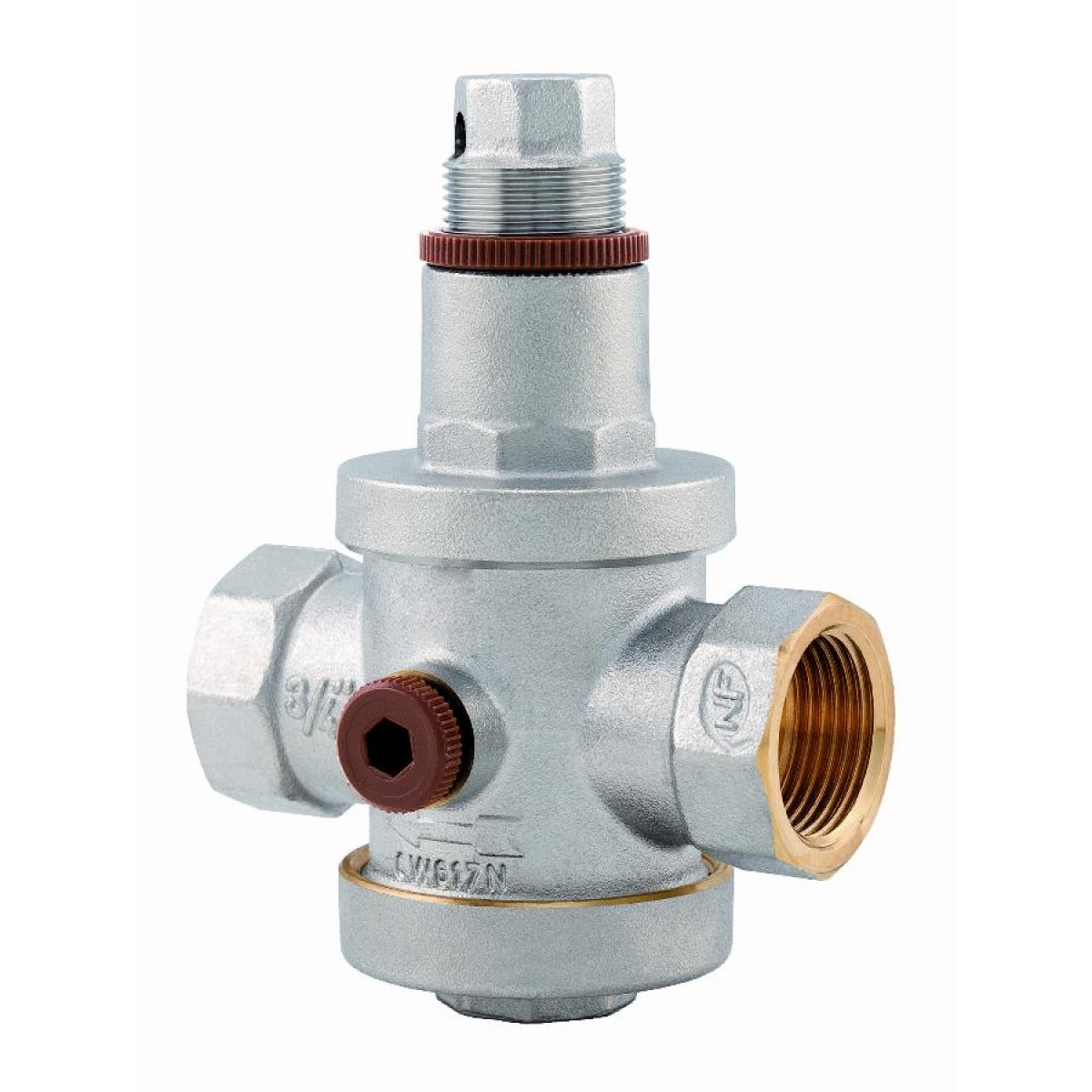 Réducteur de pression NF femelle F3/4' (20x27) avec prise manomètre NOYON & THIEBAULT - 7591-20B1