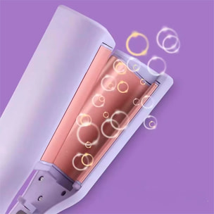 Arricciacapelli con doppio barilotto e tecnologia agli ioni negativi. Con 4 livelli di temperatura.