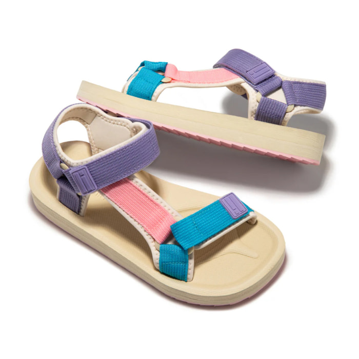 Sandalias De Mujer Forest Neo Cyan / Beige D.Franklin