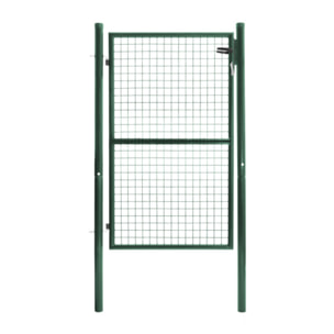 Portillon en acier vert 150x100cm