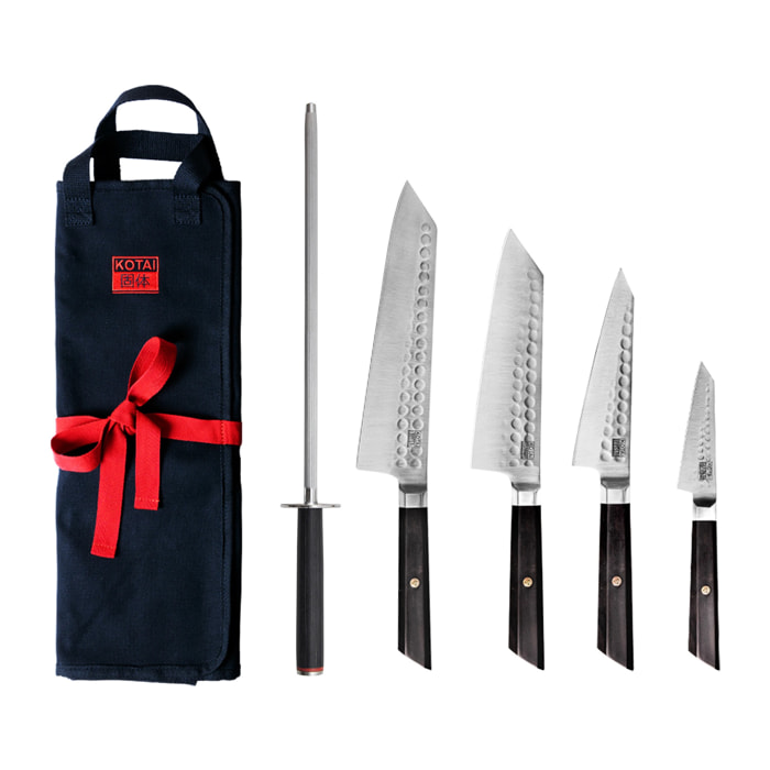 Set nomade de couteaux (6 pièces) - Collection Bunka