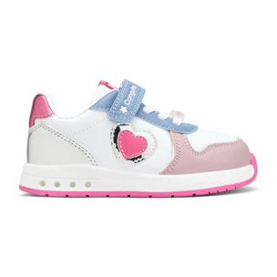 Zapatillas De Luces De Niña Barefoot Con Corazones