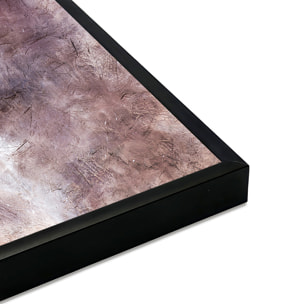 Affiche encadrée abstraction minérale Affiche + cadre en métal - Noir