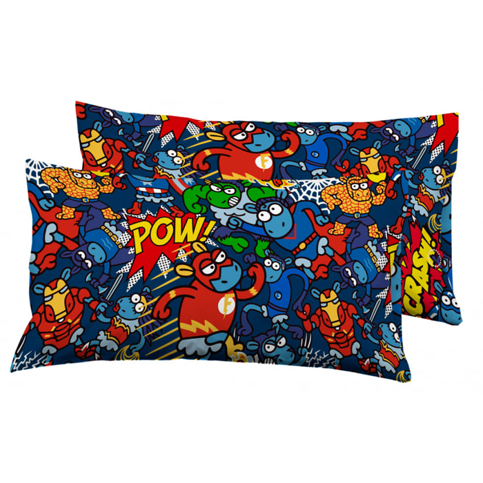 Pack Fundas Almohada Super Sheep Mix - 100% algodón - 150 hilos