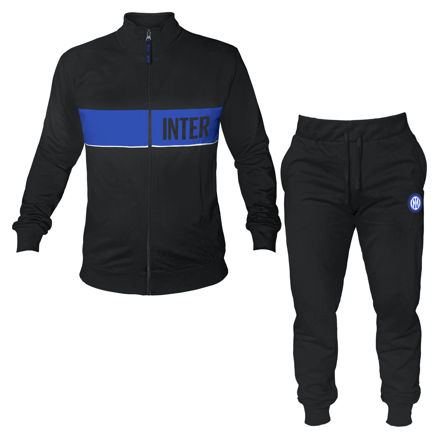Tuta Homewear Uomo INTER Prod. Ufficiale Cotone French Terry - Art.2050