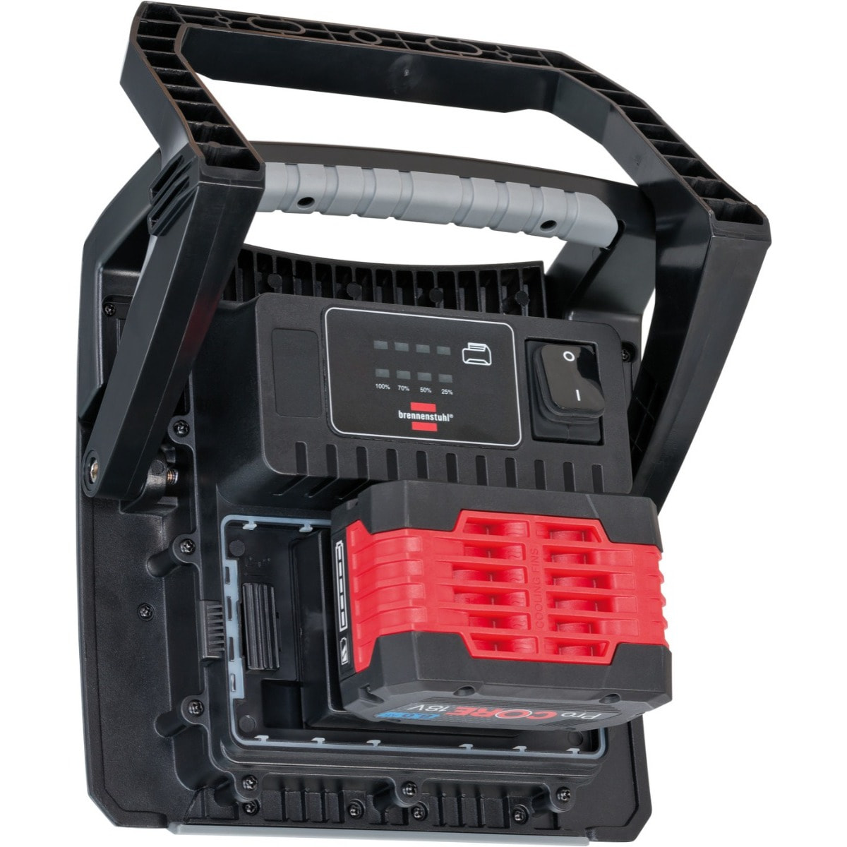 Projecteur LED Multi 4000MA IP65 rechargeable - BRENNENSTUHL - sans batterie (compatible multi batteries) - 1173140400