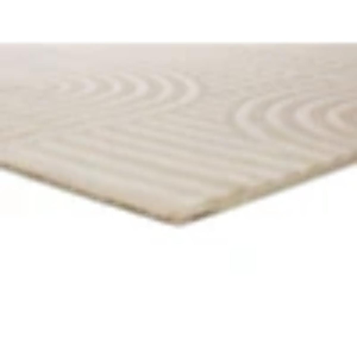 ZEN Alfombra de estilo escandinavo con relieve en color blanco, varias medidas disponibles.