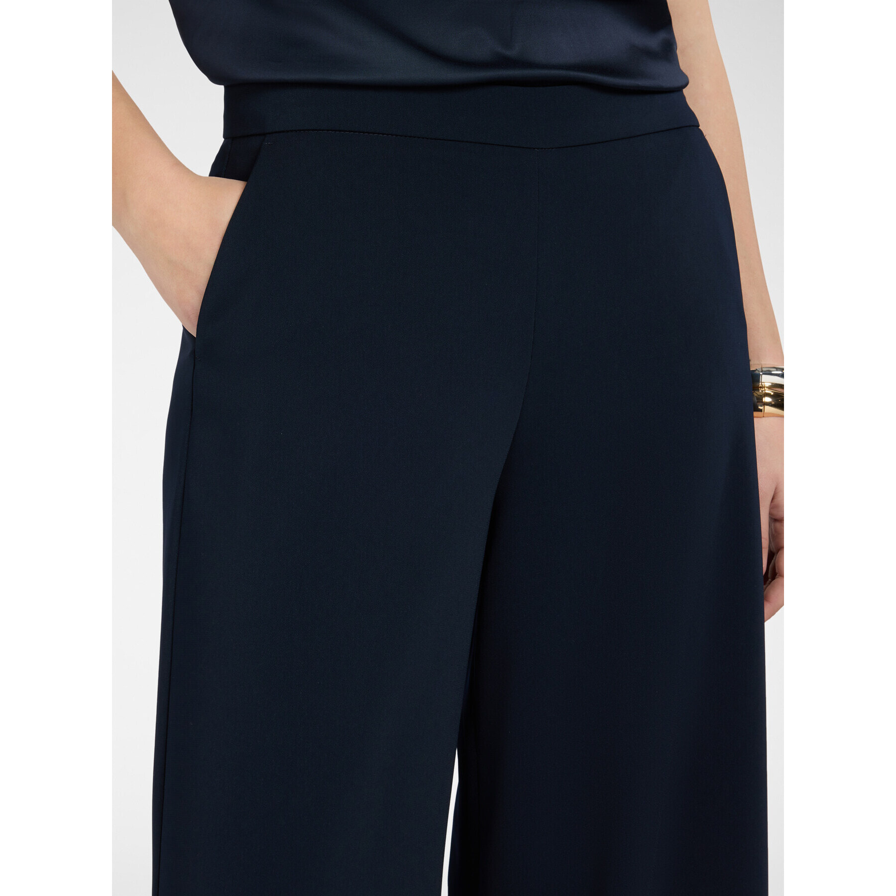 Elena Mirò - Pantalones palazzo de cady - Azul