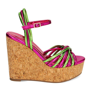 Cuñas fucsia de laminado