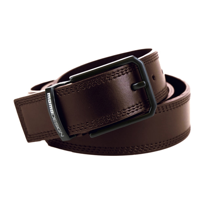 Cintura da uomo in vera pelle Made in Italy - Modello Erevan Plus
