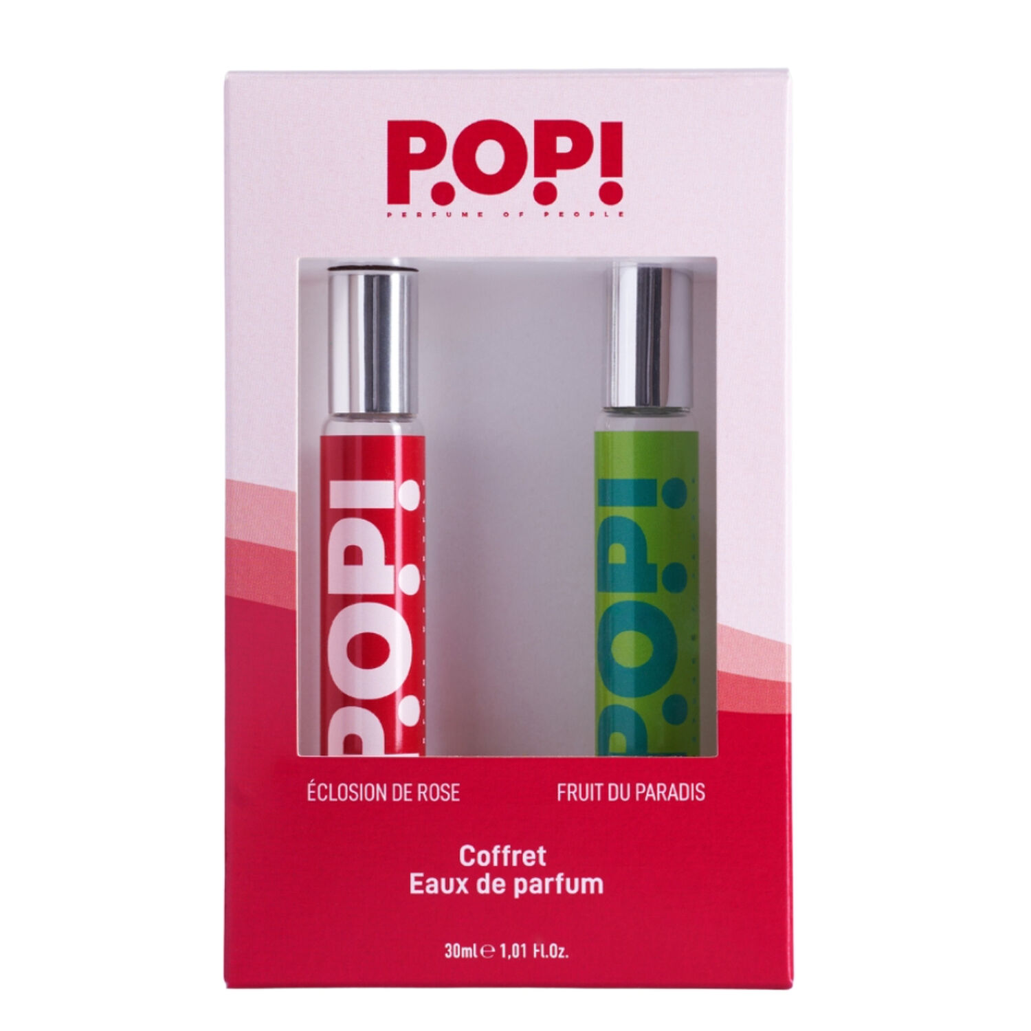 Fraîcheur & Soleil - Coffret Eau de Parfum Éclosion de Rose et Fruit du Paradis 2x30ml