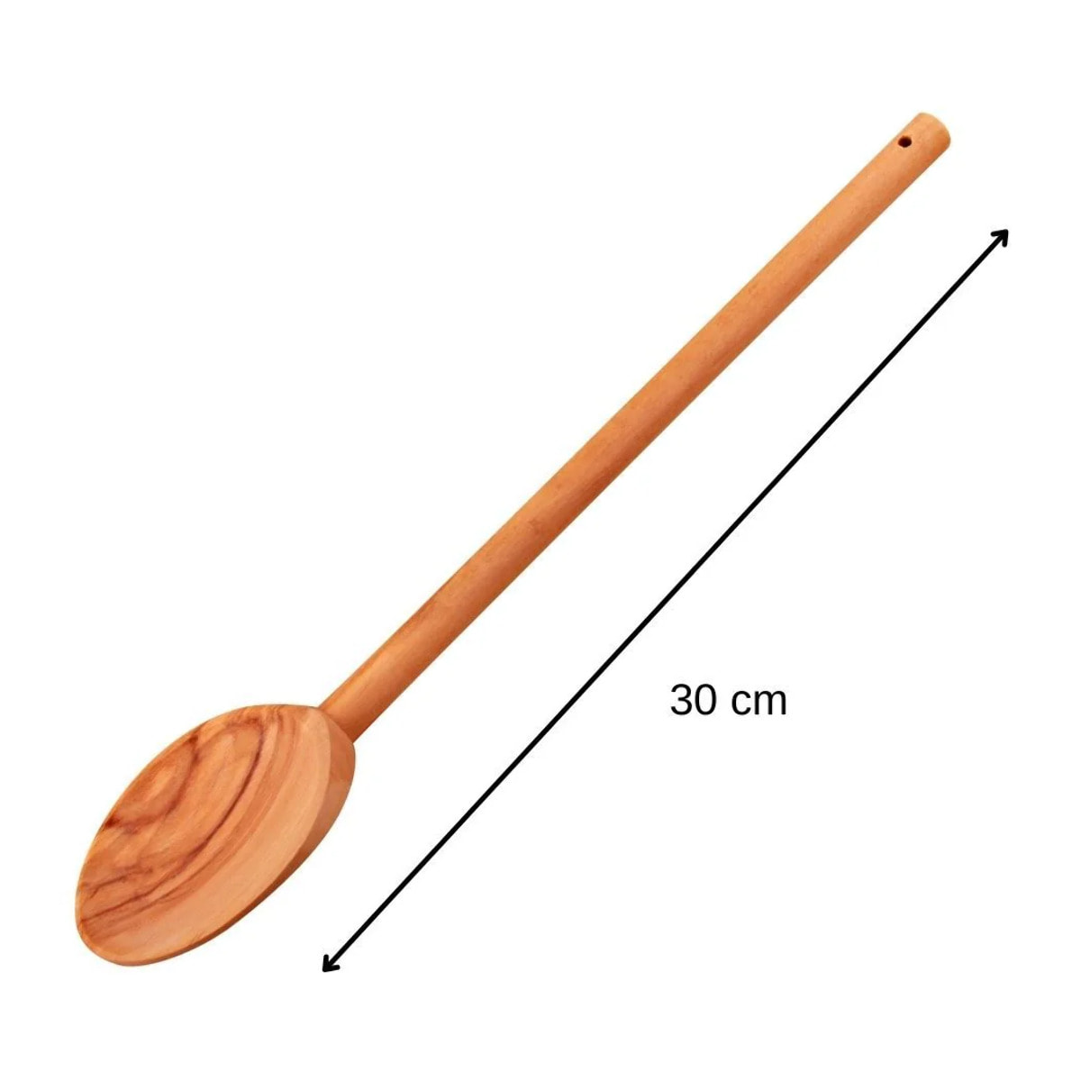 Lot de 2 cuillères de cuisine 30 cm en bois d'olivier Fackelmann