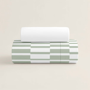 Funda Nórdica Estampada - Cierre Solapa - 100% Algodón - Incluye 1/2 Fundas de Almohada - Marcos Green