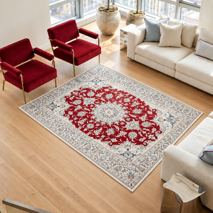 Tapis d'orient, motif oriental authentique, noué main, IFORA