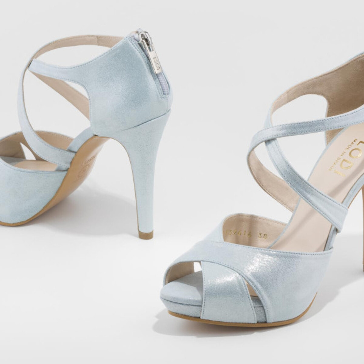 SANDALIAS DE NOVIA AZULES GOYA