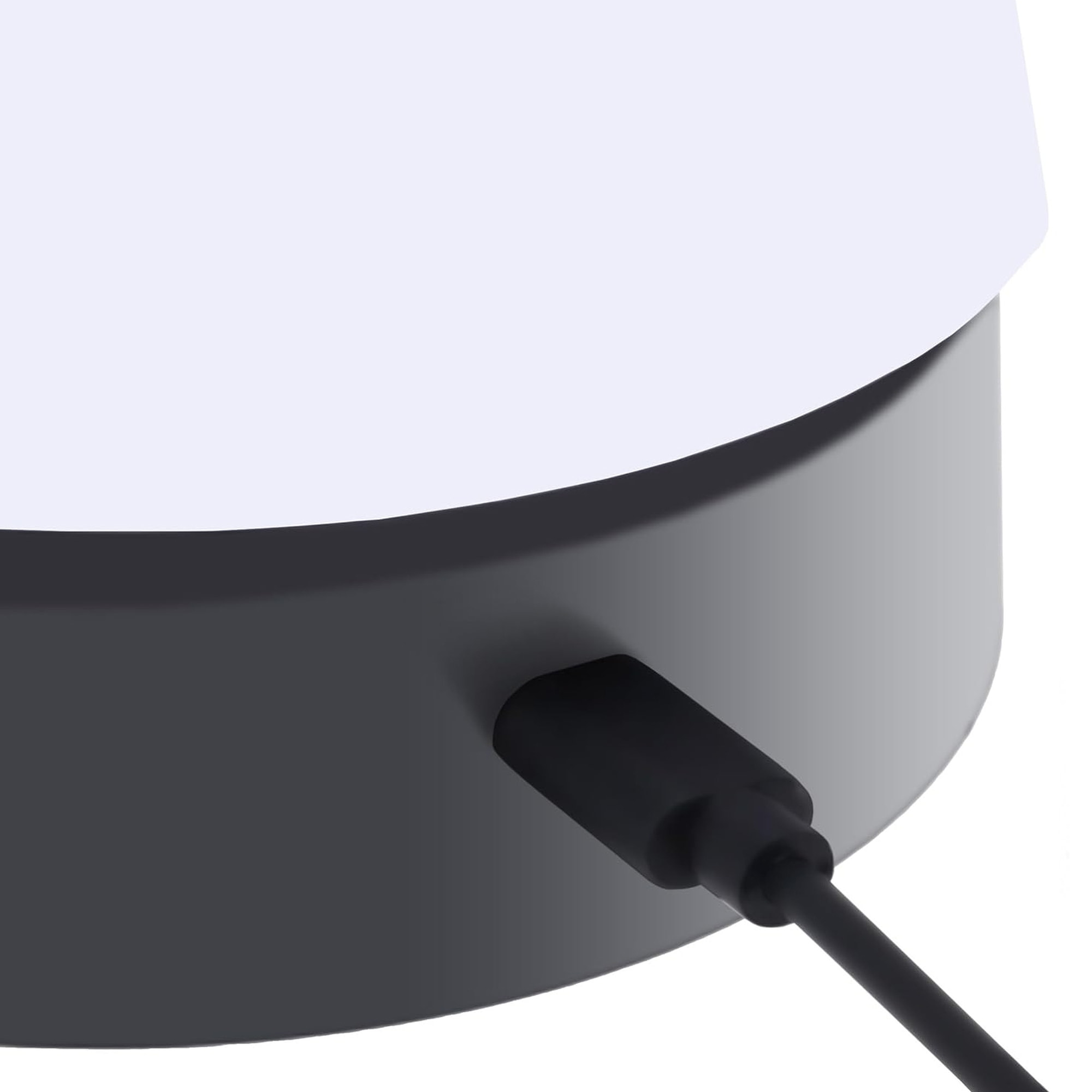 Well Home Lámpara de Mesa Retráctil con Luz LED SMD Blanca Cálida y Atenuación Continua Ø10,6x11,5cm