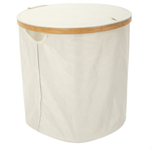 Panier De Rangement Rond Cerclage Bambou