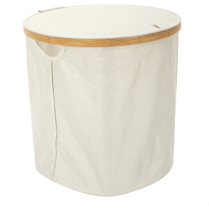 Panier De Rangement Rond Cerclage Bambou