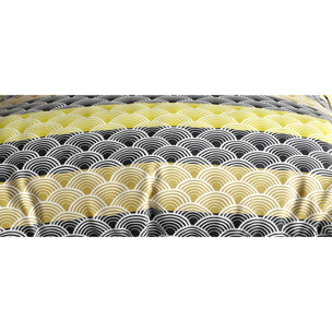 Parure De Couette 3pcs avec Taies oreiller 100% Microfibre 60 Gsm -hiko