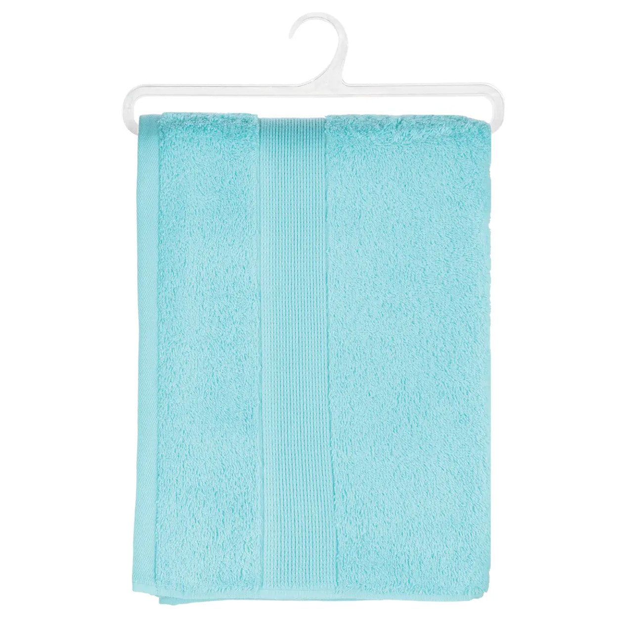 Drap de douche "Essentiel" - coton 450 gr/m² - bleu aqua 70x130 cm