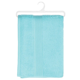 Drap de douche "Essentiel" - coton 450 gr/m² - bleu aqua 70x130 cm