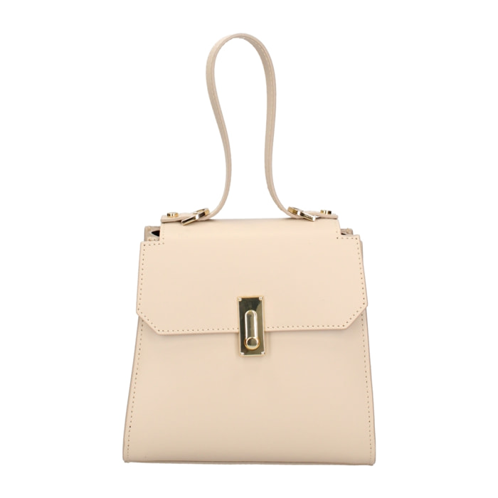 Borsa a mano da donna In Vera pelle Made in Italy 20x18x10 cm