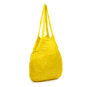 Forliana Bolso de hombro Mujer. Tejido Algodón Crochet Nylon