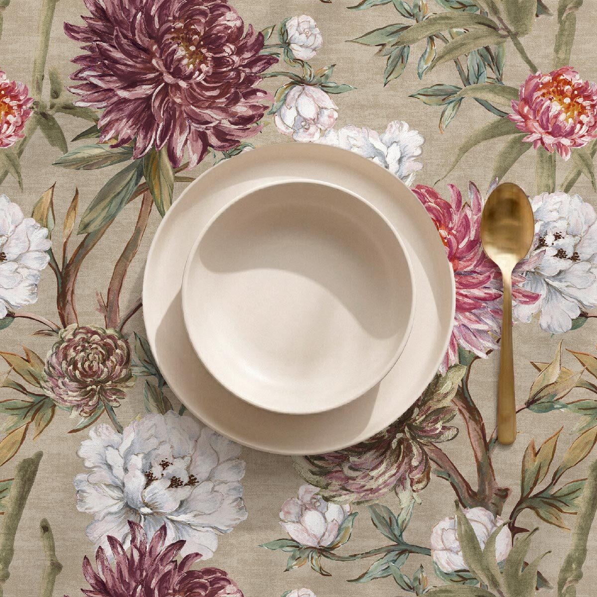 Nappe anti-taches Pekin - 100% coton -