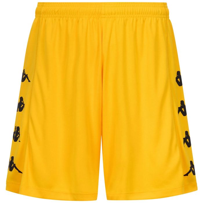 Kappa - Pantaloni Corti Uomo Giallo - Kappa4Football Durchet