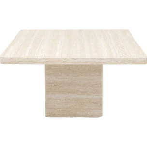 Table basse Travertino 80x80cm Kare Design