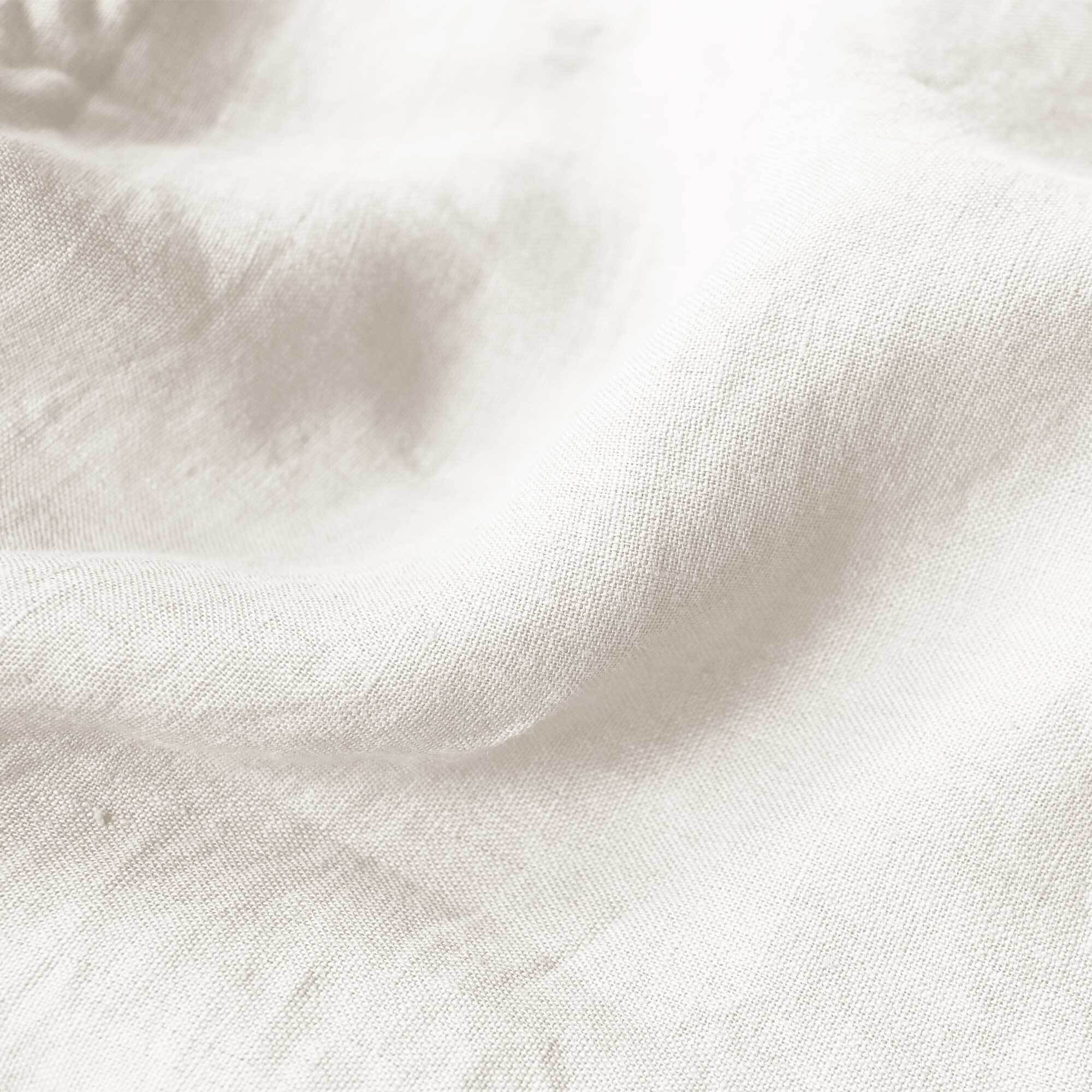 Set de 2 taies d'oreiller unies en lin, LIN LAVÉ