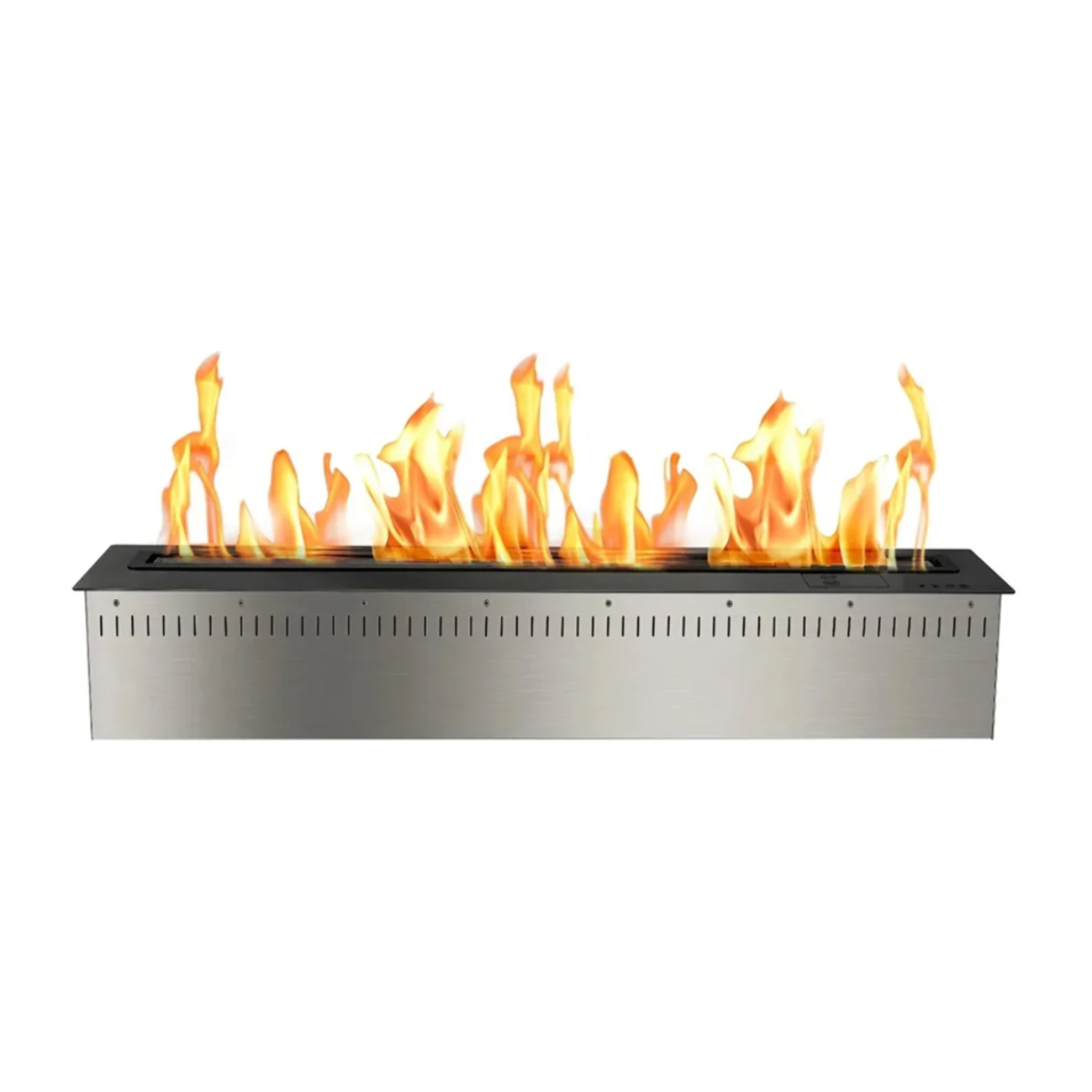 Prosmart 70 - Bruciatore a Bioetanolo Automatico da Incasso 61x16,8x19,3 cm 4lt Smart App in Acciaio