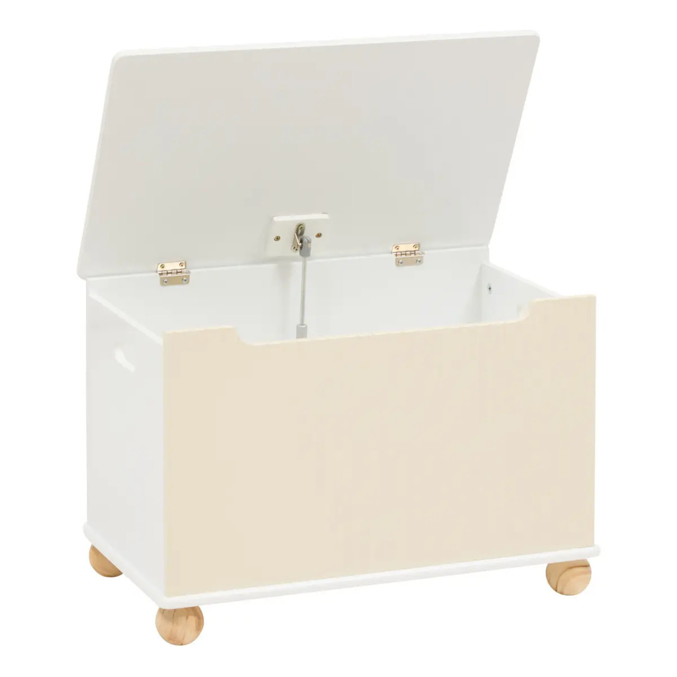 Coffre Fermé Enfant Bouli Beige 60x36x41,5 cm